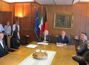 Il ministro dell'Istruzione Stefania Giannini ad Aosta