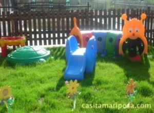 Il giardino dell'asilo Casita Mariposa