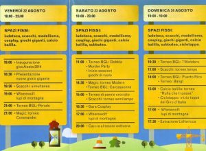 Programma giocAosta 2014