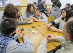 La dimostrazione del gioco "cromatic"