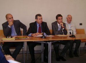 Un momento della conferenza stampa di presentazione