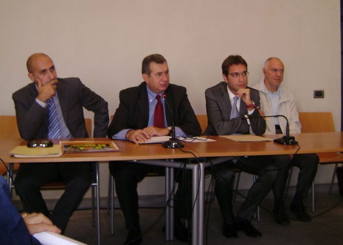 Un momento della conferenza stampa di presentazione