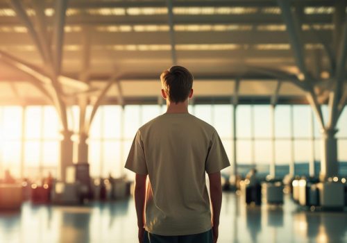 giovani, fuga giovani, giovani all'estero - Foto realizzata con l'AI