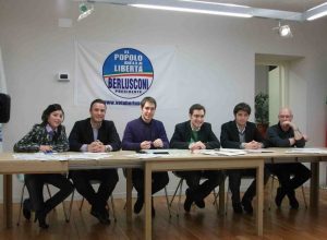 Da sx il direttivo  Sylvie Spirli, Andrea Manfrin, Fabrizo Orcalli (coordinatore) Andrea Edoardo Paron ( presidente)  Edoardo Melgara  e Fabio Vuillermoz.