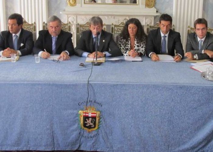 La giunta comunale Giordano