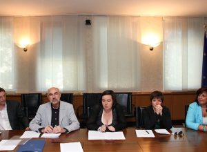La conferenza stampa del Pd