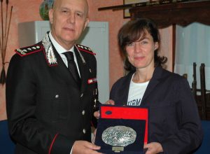 L'incontro tra il generale e il sindaco di Courmayeur