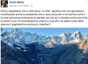 Post polemico Guido Meda