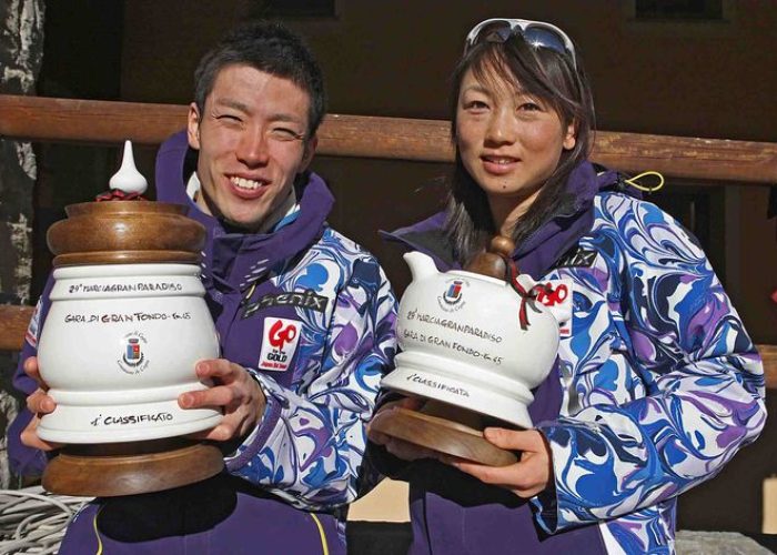 I due atleti nipponici che hanno dominato la Marcia Gran Paradiso