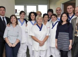 Lo staff sanitario dell'Hospice