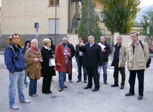 Il sopralluogo al Quartiere Cogne