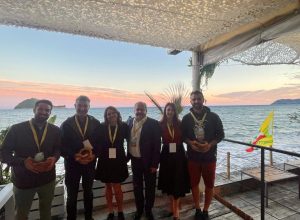 i premiati valdostani la delegata anselmet e il direttore gasco