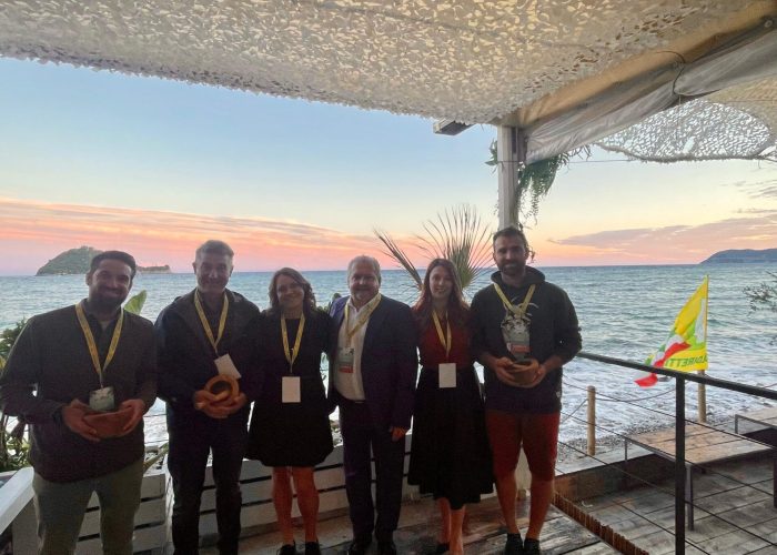 i premiati valdostani la delegata anselmet e il direttore gasco
