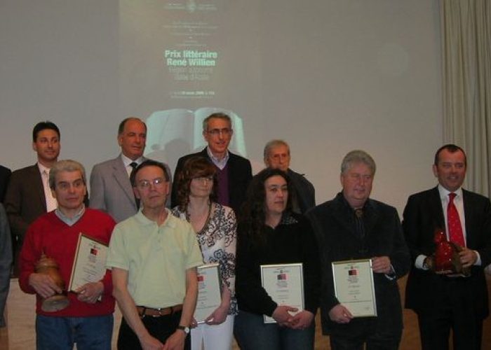 I premiati del quindicesimo premio letterario René Willien