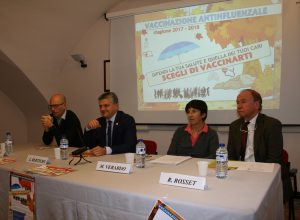 Igo Rubbo, Luigi Bertschy, Marina Verardo e Roberto Rosset