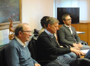 Il comitato "La Valle d'Aosta riparte" e Antonio Fuggetta della Cgil Trasporti