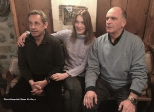 Rollandin con Carla Bruni e Sarkozy Foto ©Steve McCurry