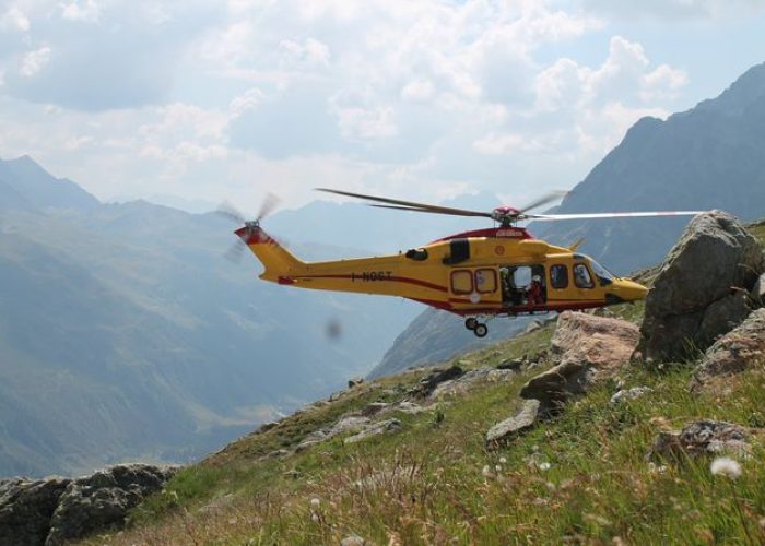 Aliante precipitato sul Monte Bianco - foto Guido Tosatto