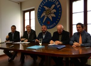 Da sx Luca Girasole, Pierluigi Marquis, Carlo Marzi, Maurizio Martin e Flavio Serra