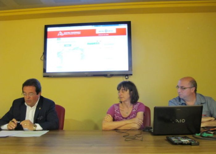 Da sx Mauro Baccega, Sara Ratto e Paolo Saudin