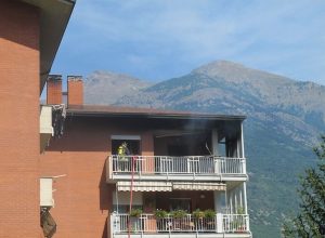 Incendio in via Berthet