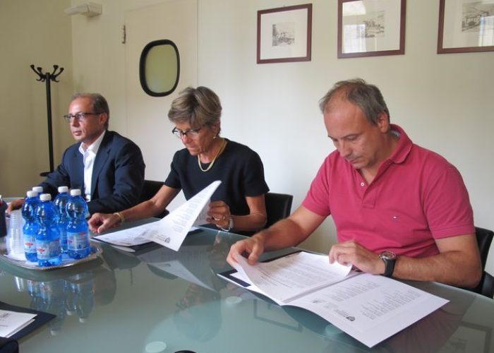 I professori dell'UniVdA Carmine Tripodi, Chiara Mauro e Marco Alderighi