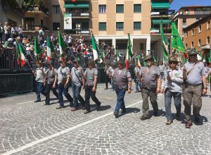 L'adunata degli alpini a Treviso (foto d'archivio)