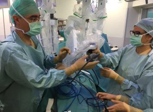 primo intervento ad Aosta di lobectomia polmonare robotica