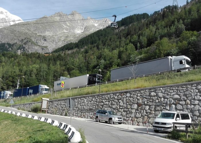 incidente auto autostrada Courmayeur