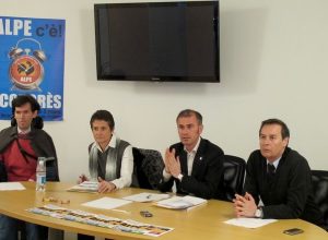 Il gruppo di Alpe in Consiglio regionale