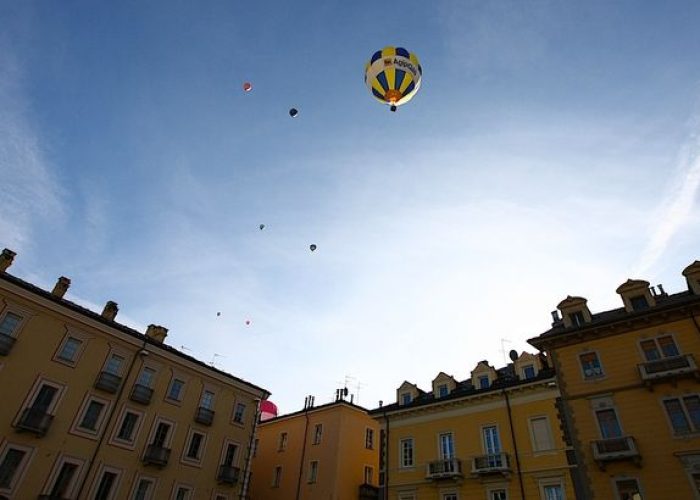 Mongolfiere sui cieli di Aosta
