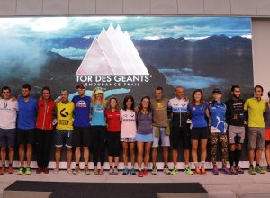 Presentazione top runners Tor des géants 2016