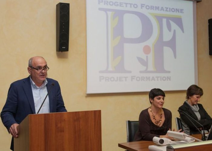 Il presidente di PF Ezio Donzel