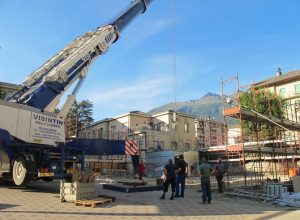 I lavori in Viale Ginevra