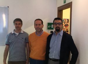 Valdex Da sx Massimo Pesando, Mauro Salmin e Francesco Yoccoz