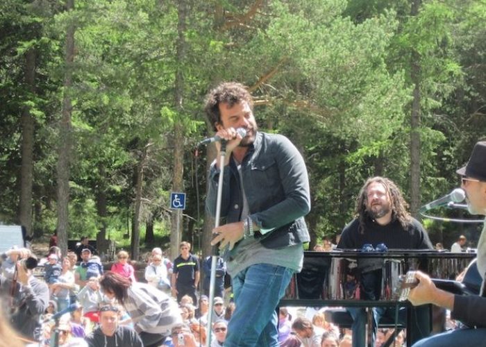 Francesco Renga al lago Lexert