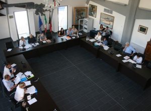 L'aula del Consiglio comunale di Saint-Vincent