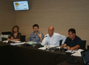 Da sinistra, Speranza Girod, Peter Bieler, Augusto Rollandin e Franco Manes