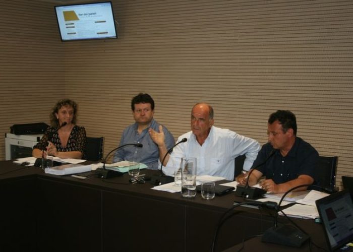 Da sinistra, Speranza Girod, Peter Bieler, Augusto Rollandin e Franco Manes