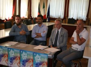 da destra, Vincent Boniface, Paolo Dall'Ara, Andrea Rosset e Ronny Borbey