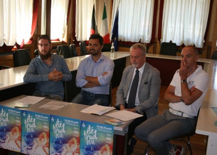 da destra, Vincent Boniface, Paolo Dall'Ara, Andrea Rosset e Ronny Borbey