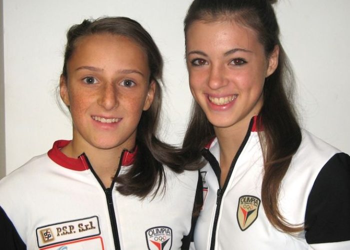 Rebecca Frison e Aurora Bigiarini (Olimpia)
