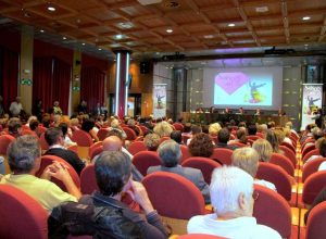 Il pubblico alla conferenza di presentazione della Saison Culturelle