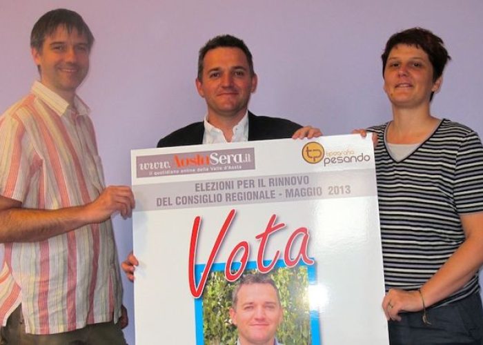 La premiazione di Mauro Lucianaz