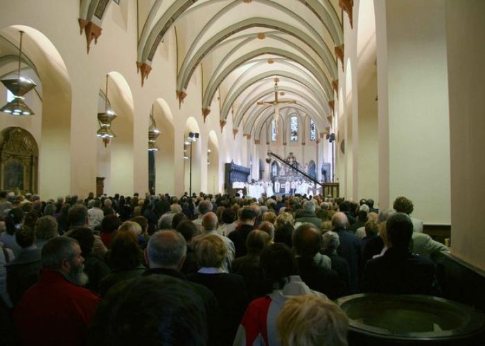 Un momento della celebrazione eucaristica