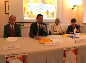 La conferenza stampa di presentazione della Campagna antinfluenzale