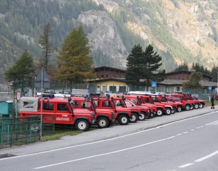 Vigili del fuoco volontari a Gressoney