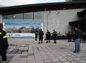 Vigili del fuoco volontari a Gressoney