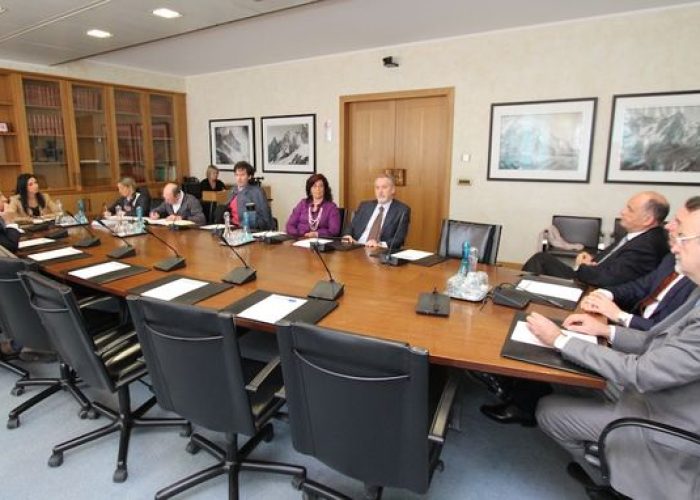 Conferenza dei Capigruppo con i Parlamentari e il Presidente della Regione