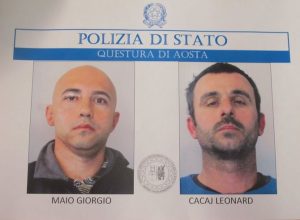 Da sinistra Giorgio Maio e Leonard Cacaj